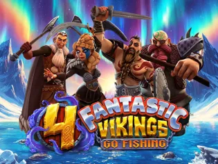 4 Fantastic Vikings Go Fishing game cover